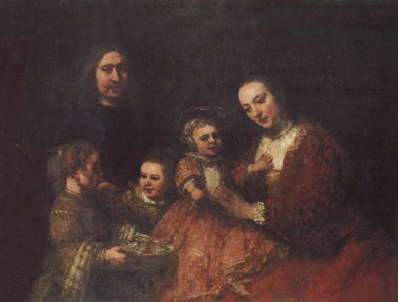 REMBRANDT Harmenszoon van Rijn Family Group Spain oil painting art